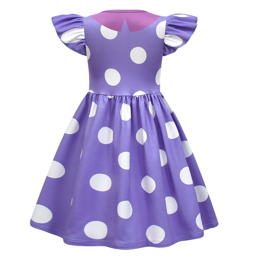 Kids' Halloween Costumes for Princess Polka Dot Ruffle Dress