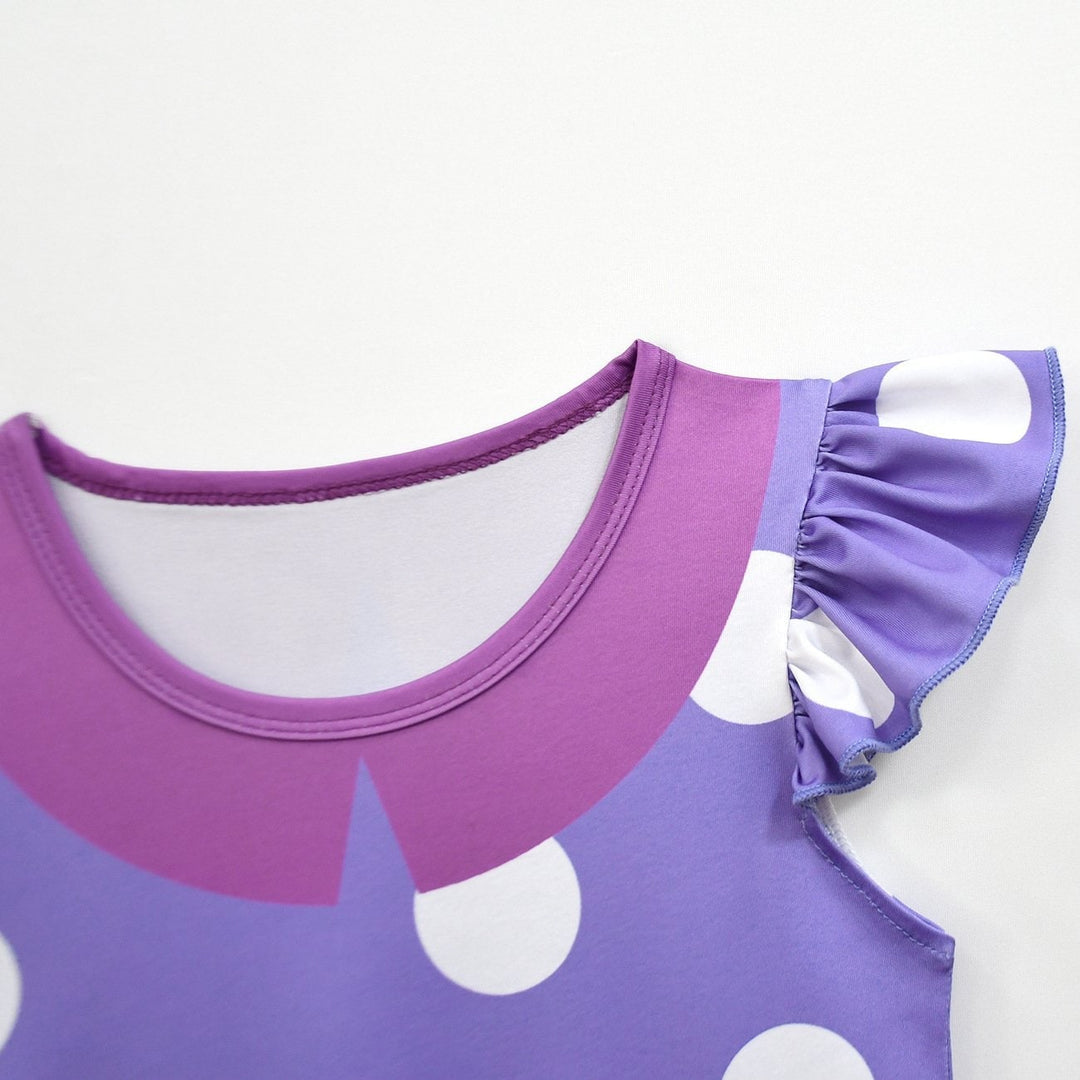 Kids' Halloween Costumes for Princess Polka Dot Ruffle Dress