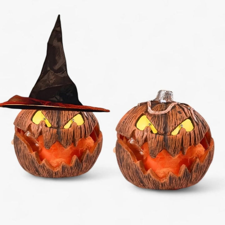 Halloween Jack O Lantern LED Pumpkin Pop-Up Decoration with Glowing Eyes for Indoor Outdoor Party