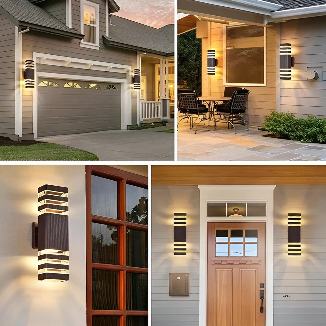 LED outdoor wall light – modern up and down light | Weatherproof