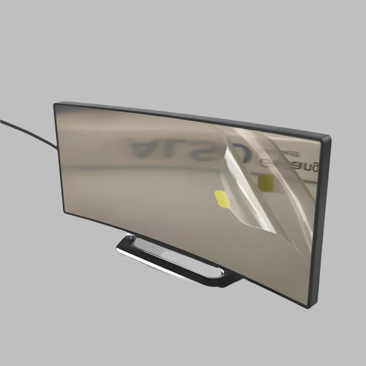 Curved LED Alarm Clock