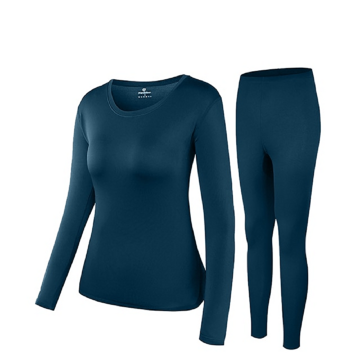 Heated thermal underwear with USB and flat seams