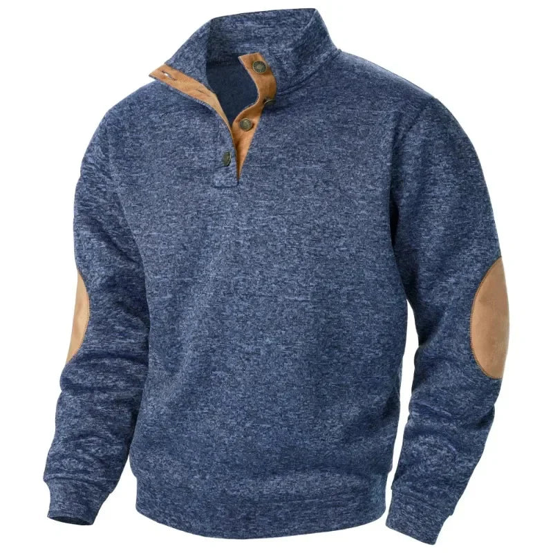 Men's V-Neck Sweatshirt for Outdoor & Casual Style