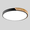 Nordic Wooden Macaron-Shaped Ceiling Lamp for Modern Spaces