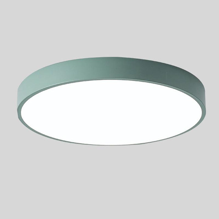 Nordic Wooden Macaron-Shaped Ceiling Lamp for Modern Spaces