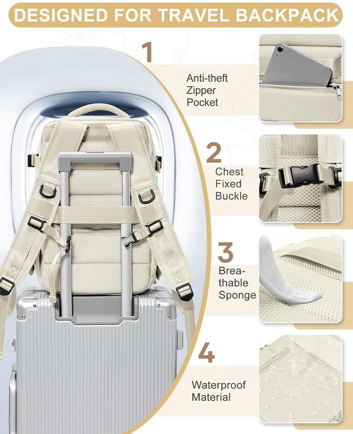 Multi-Compartment Laptop Bag with Adjustable Strap