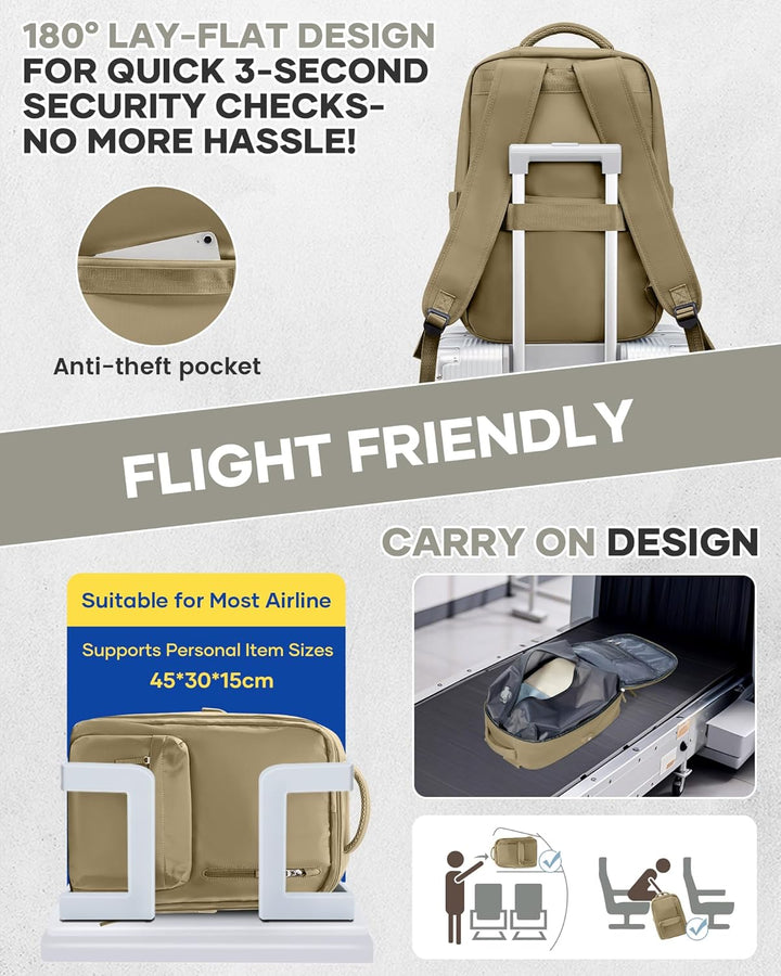 Multi-Compartment Laptop Bag with Adjustable Strap