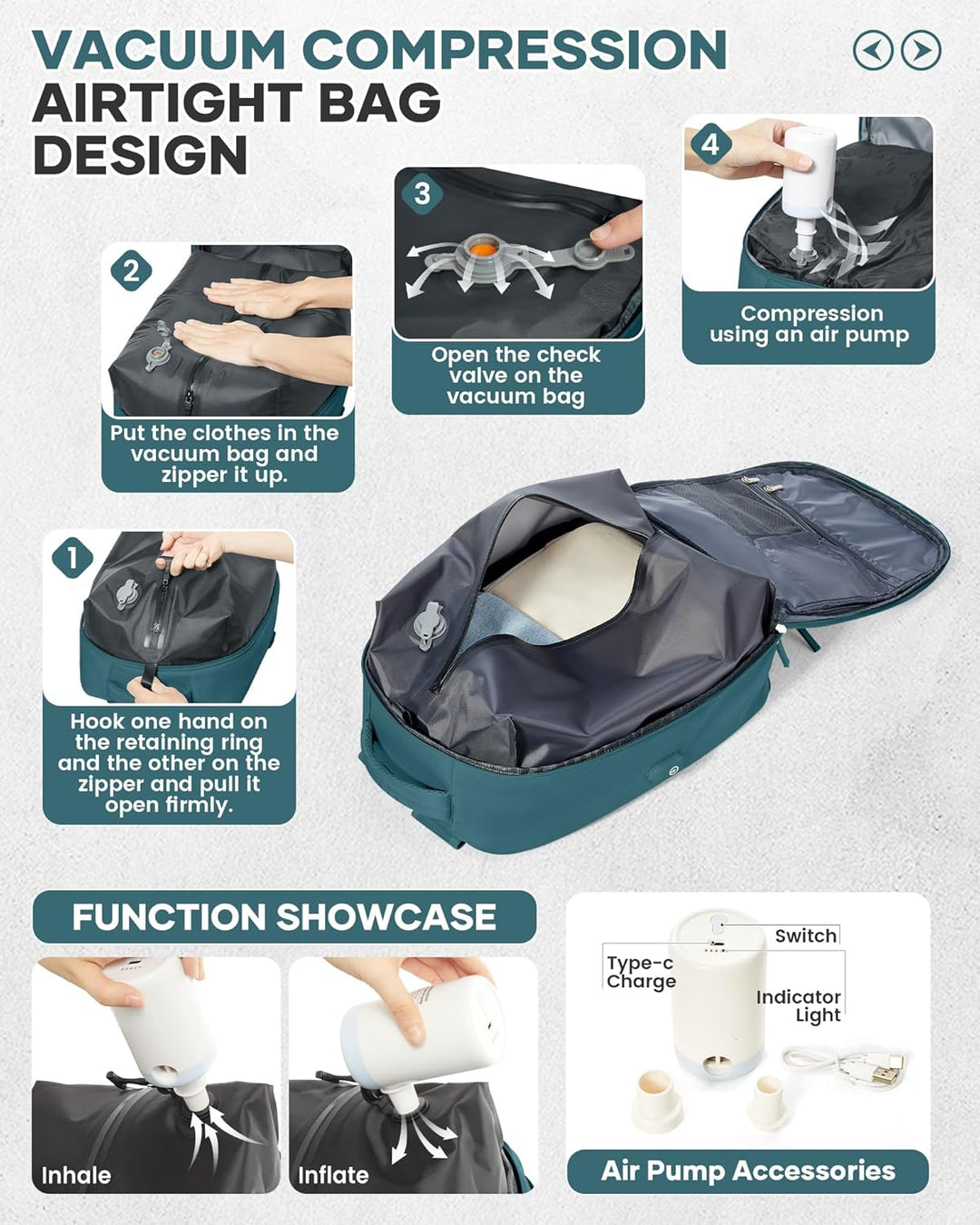 Multi-Compartment Laptop Bag with Adjustable Strap