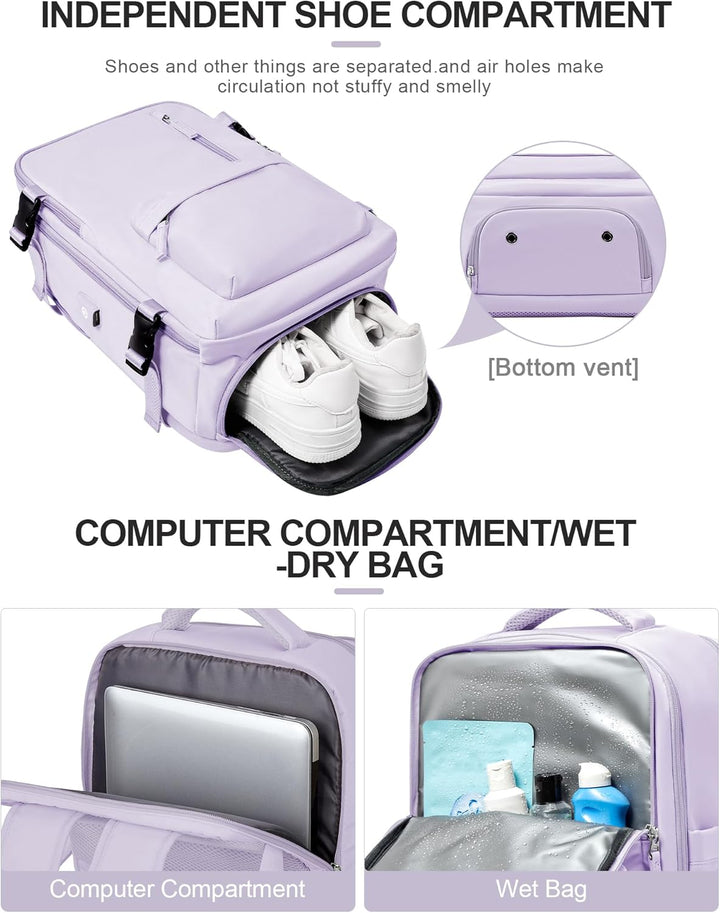 Multi-Compartment Laptop Bag with Adjustable Strap