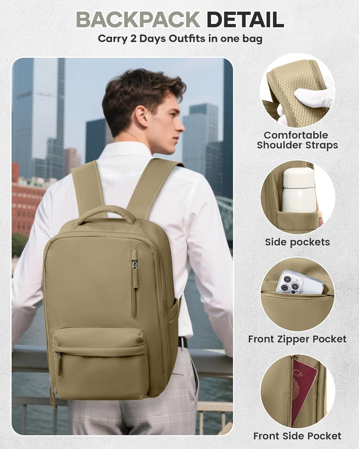 Multi-Compartment Laptop Bag with Adjustable Strap