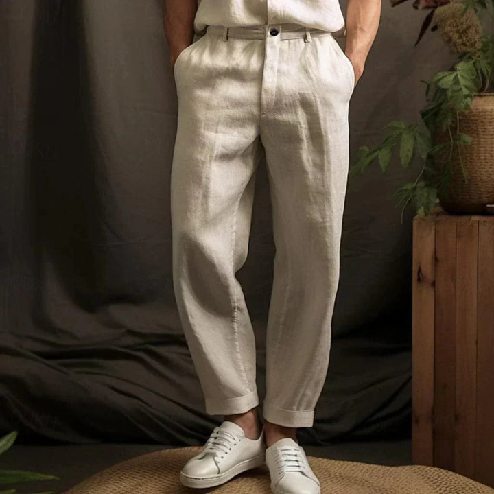 Men’s Linen Casual Trousers – Airy Style for Summer Days