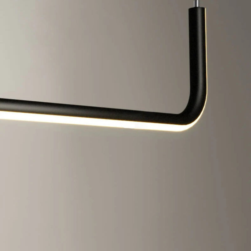 Arisha Modern LED Chandelier Gold/Black Metal Dining Room/Living Room