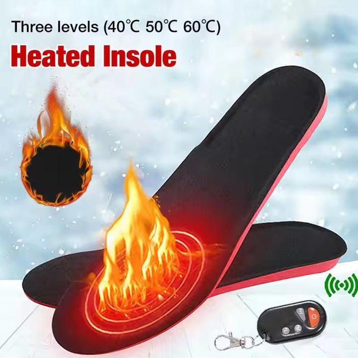Plantar Fascia High Arch Support Custom Orthotic Heated Insoles with Remote Control