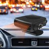 Portable 12V car heater with non-slip 360° base