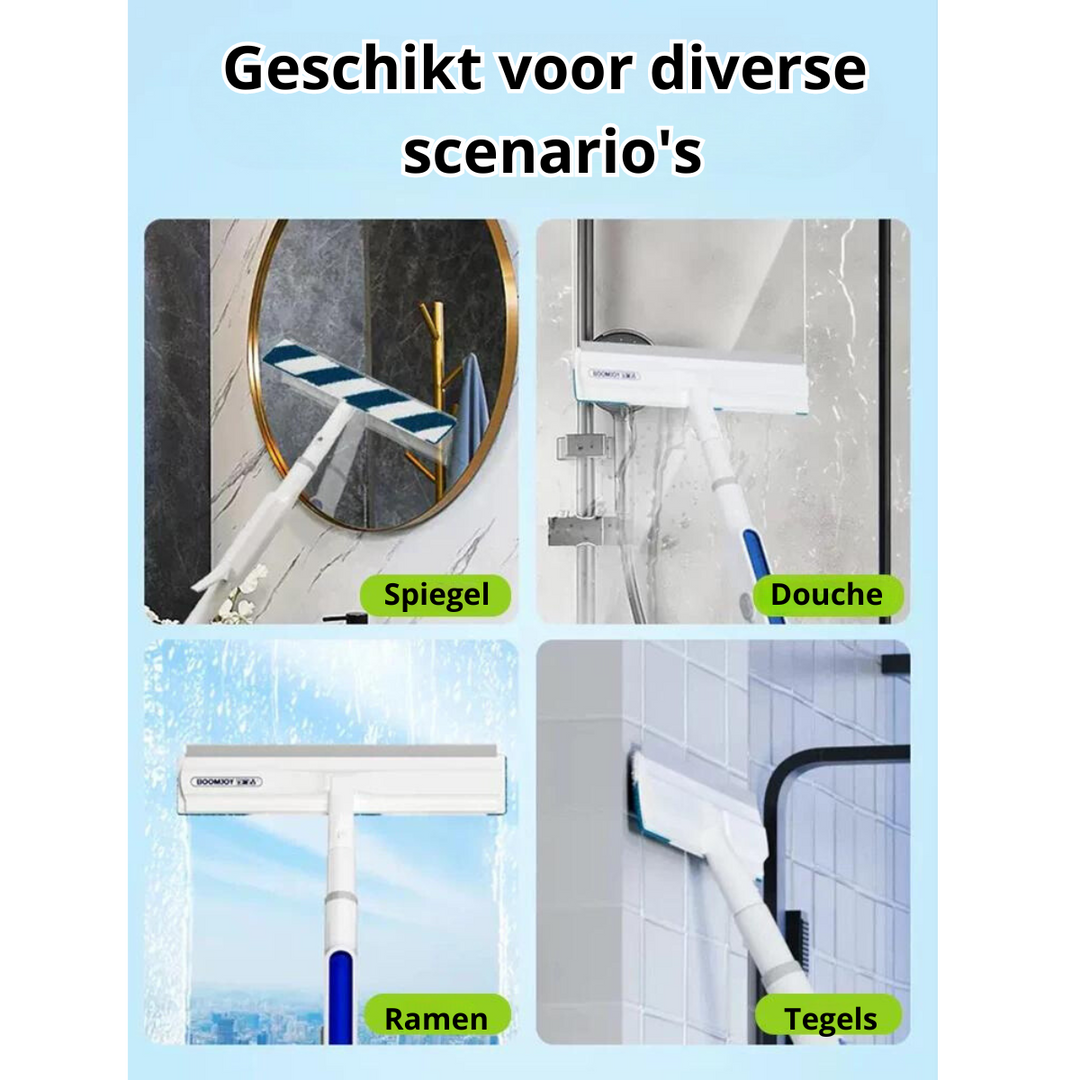 Functional 3-in-1 Window Squeegee - ClearView