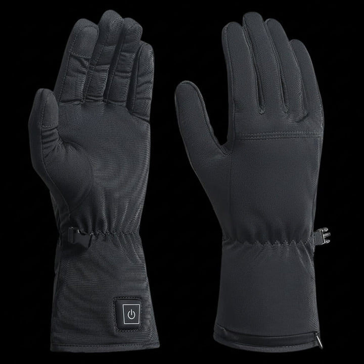 Rechargeable Heated Glove Liners and Mitten with Adjustable Temperature and Battery Pocket