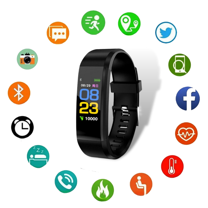 Smartwatch for Seniors with Heart Rate and Blood Pressure Monitoring | Karnz
