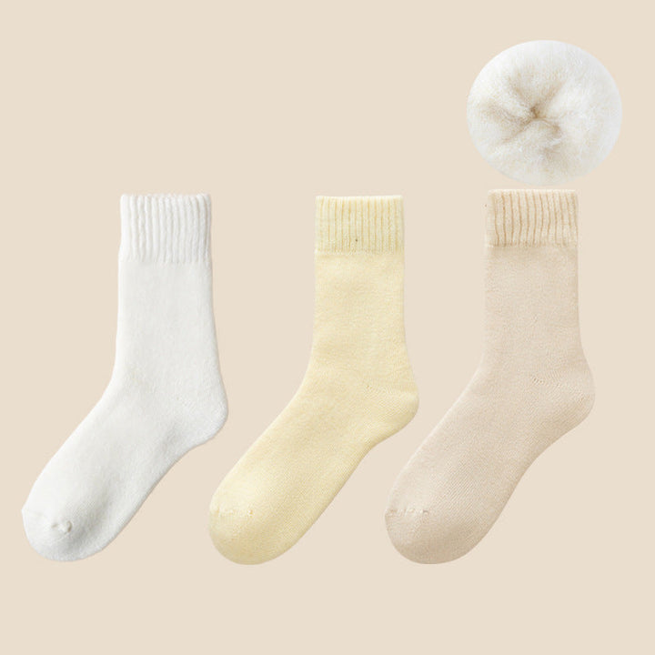 Thermal socks with fleece lining, set of 3 pairs