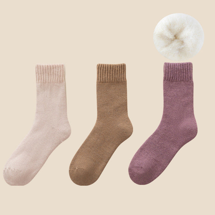 Thermal socks with fleece lining, set of 3 pairs
