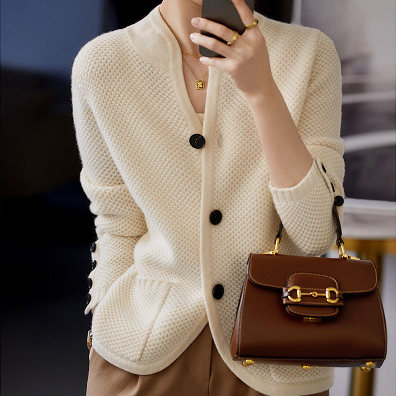 Comfortable Women's Cashmere Waistcoat - Isabella