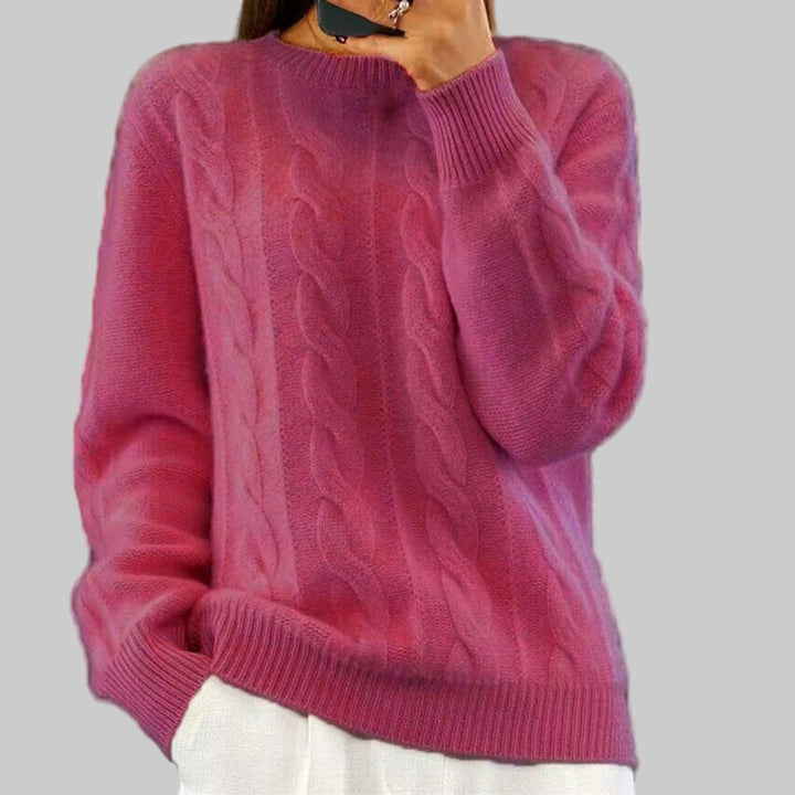 Women’s Warm Knit Sweater – Cozy Layering Piece