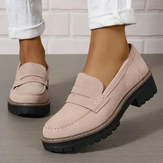 Orthopaedic Comfort Loafers with Padded Platform Sole