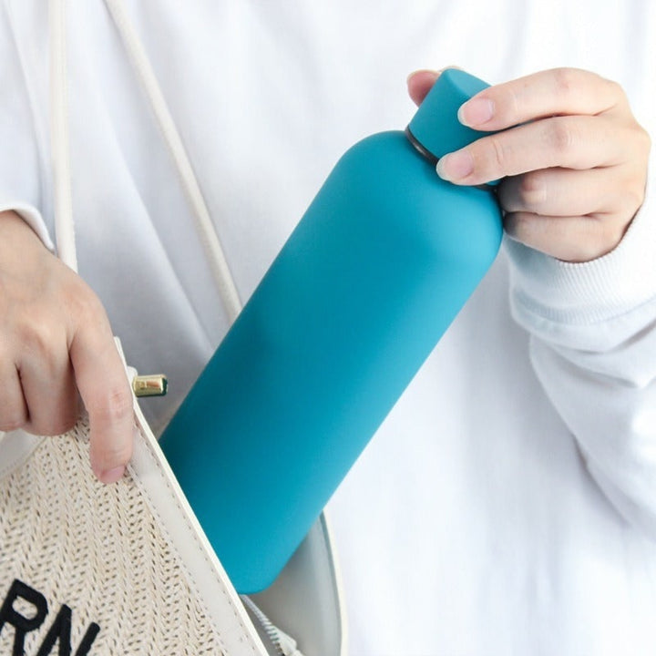 Stainless Steel Insulated Water Bottle Double-Walled Matte Finish Non-slip