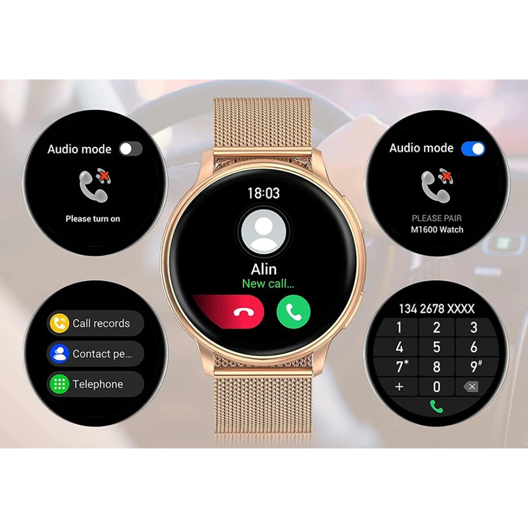 Smartwatch for Women - Bluetooth | Heart Rate Monitoring | Elegant