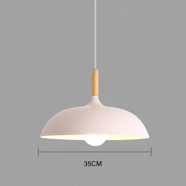 Scandinavian Oak Ceiling Lamp | Modern and Energy-Efficient