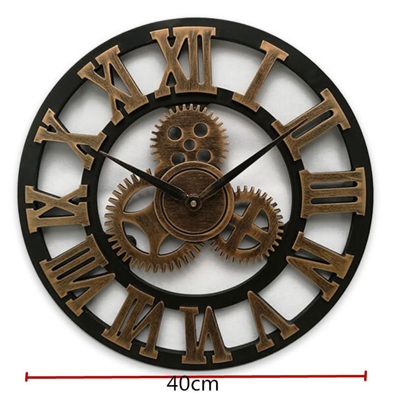 Aurex Industrial-Style Timeless Wall Clock, an Eye-Catcher for Living Room, Office and Bar