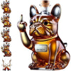 Whiskey Decanter Glass Novelty French Bulldog Cork Stopper