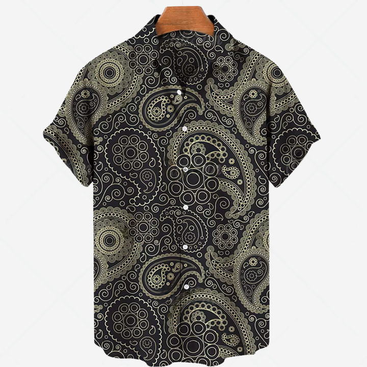 Casual Short-Sleeve Shirt with Print Effortless Style for Every Occasion