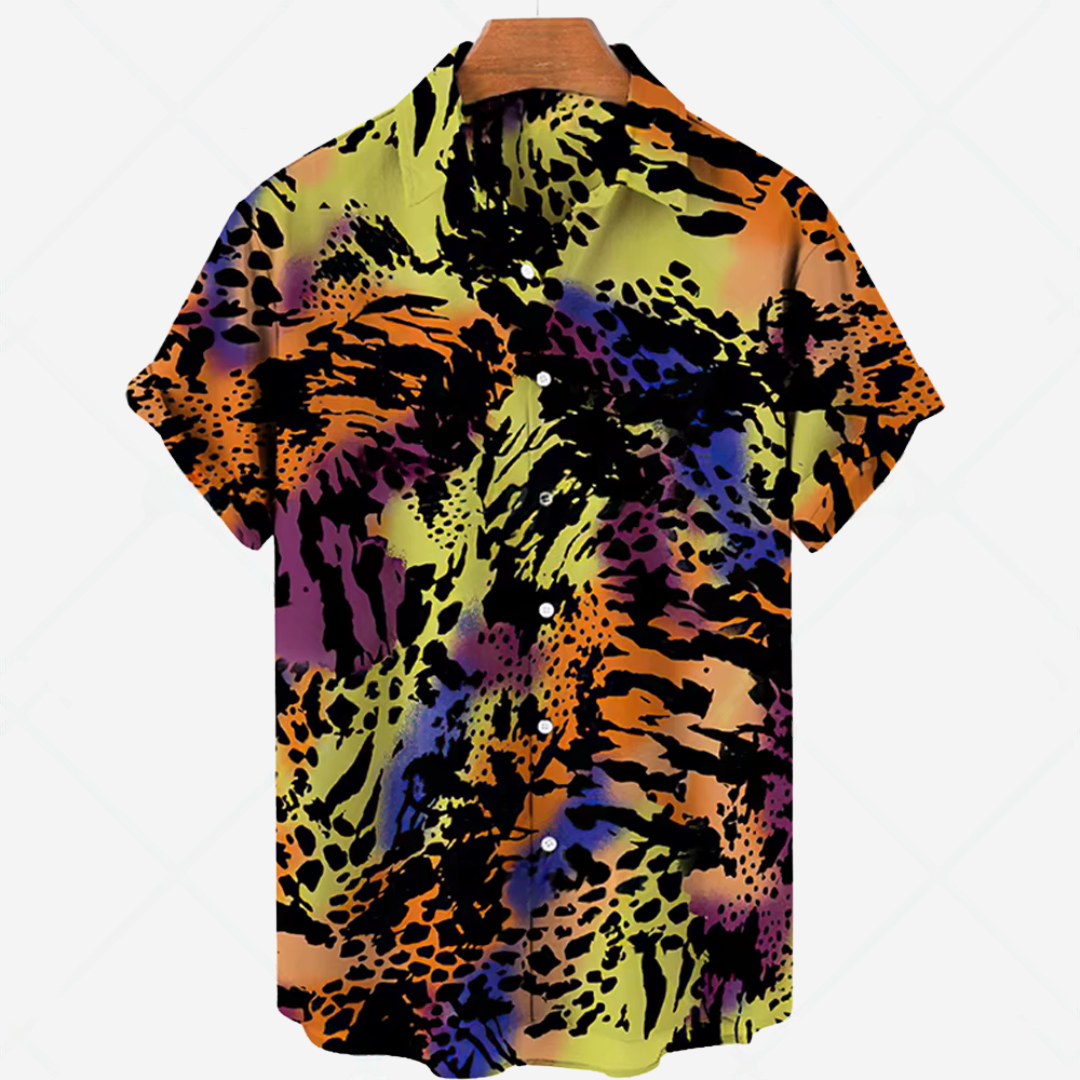 Casual Short-Sleeve Shirt with Print Effortless Style for Every Occasion